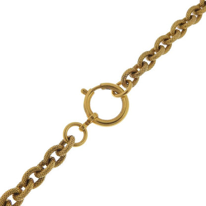 Chanel Coco Mark Vintage Gold Plated And Glass Ladies 172.4g Necklace
