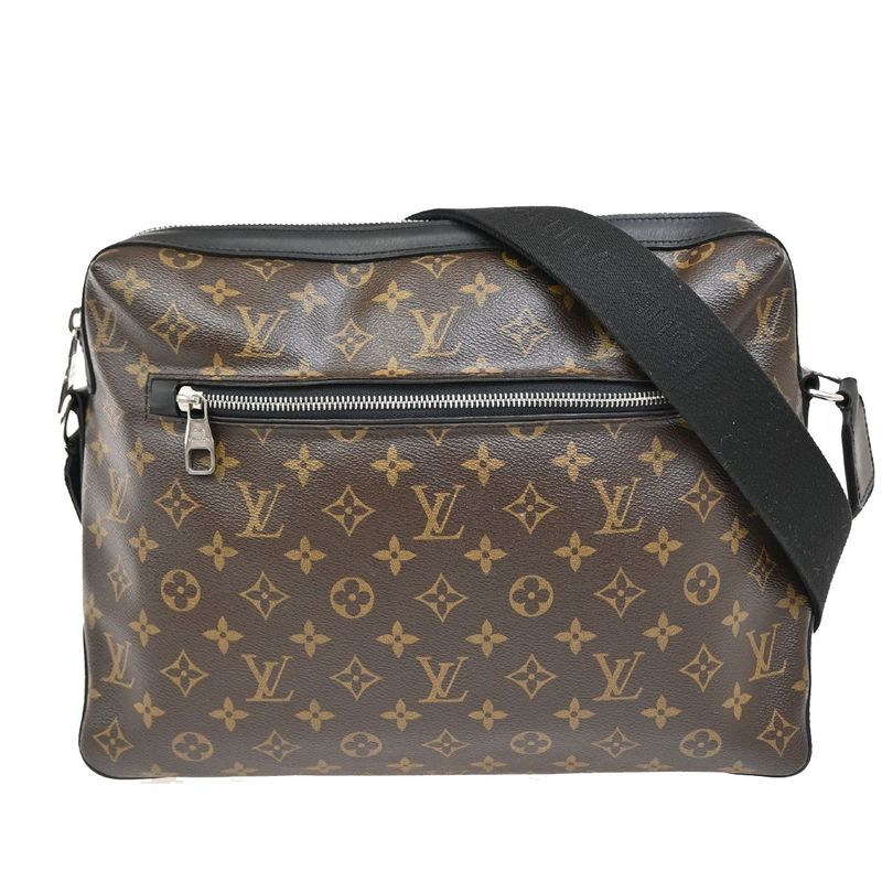 Louis Vuitton Torres Shoulder Bag Monogram Macassar Black M40387 96ka731