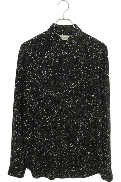 Saint Laurent Paris 15AW 376954 Y891j Splattered Rayon All-over Pattern Long