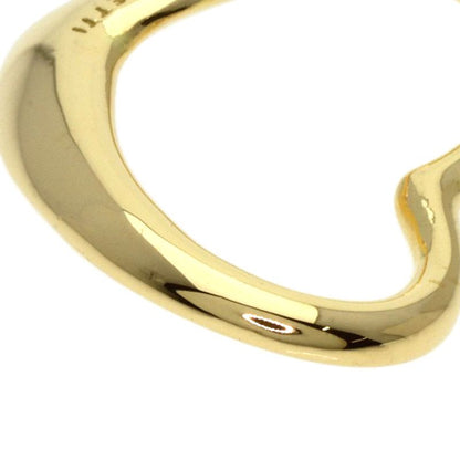 Tiffany & Co Open Heart TOP Pendant Top 18K Yellow Gold Ladies