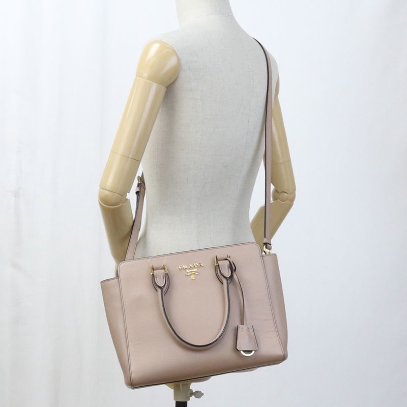 Prada 2WAY Handbag Pr85868 Handbag Leather 2WAY Handbag Ladies