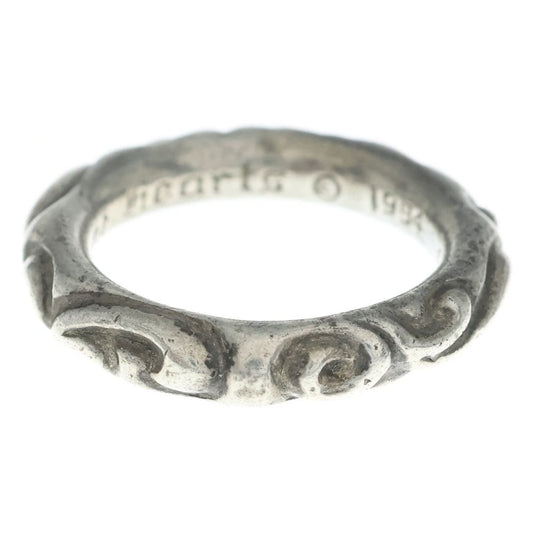 Chrome Hearts Scrl Band Scroll Silver Ring