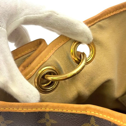Louis Vuitton Galleria PM Monogram Leather × PVC Brown Shoulder Bag Gold M56382