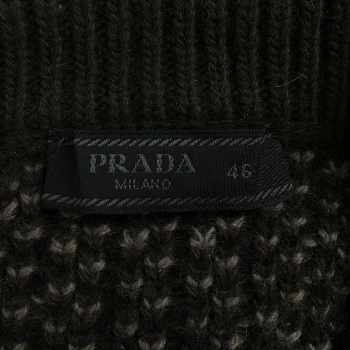 Prada Triangle Logo Knit Sweater — view 4