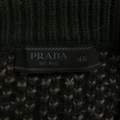Prada Triangle Logo Knit Sweater — view 4