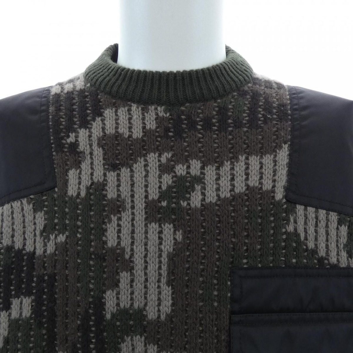 Prada Triangle Logo Knit Sweater — view 5