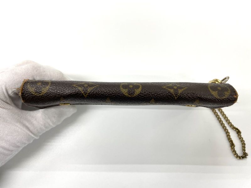 Louis Vuitton Monogram Portefeuille Accordion Long Chain Wallet M58008 Brown