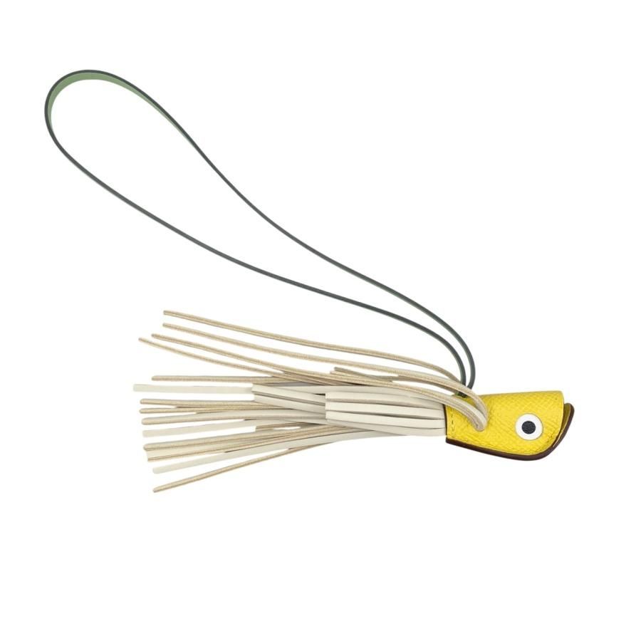 Hermes Bag Charm Poinçon K Engraved Epson Añomiro Swift Jeanne Naples Clé Vert