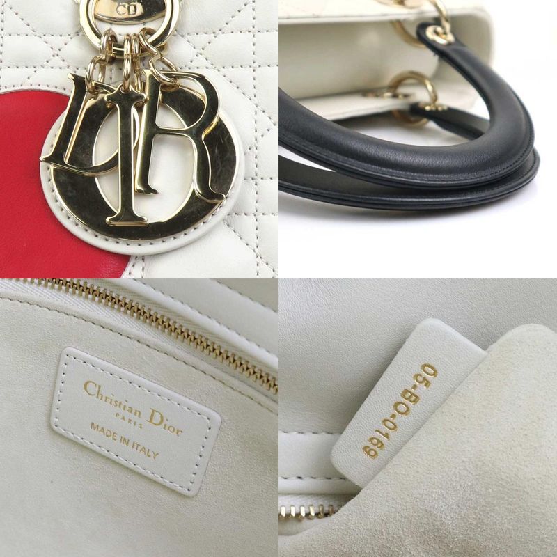 Christian DIOR Shoulder Bag Handbag Dior Amour Lady Dior