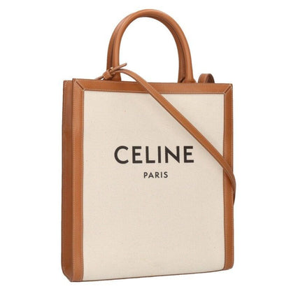 Celine Vertical Cabas Mall Canvas Logo Tote Bag Men's