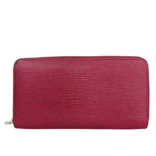Louis Vuitton Long Wallet Zippy Wallet M61858 Epi Leather Fuchsia Bordeaux