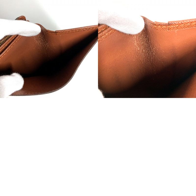 Louis Vuitton Bifold Wallet Portefeuille Trésor M61736 Monogram Canvas Brown