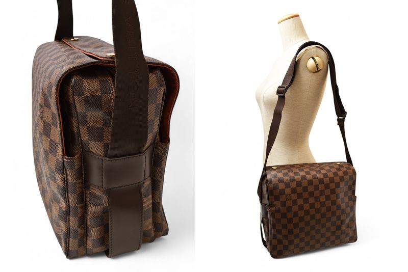 Louis Vuitton Shoulder Bag Vintage Louis Vuitton Bag Naviglio N45255 Damier