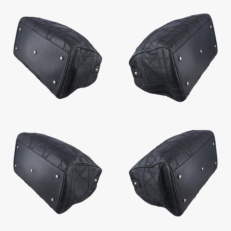 Christian Diorchristian Dior Granville Black Lamb Skin 17-bo-0171