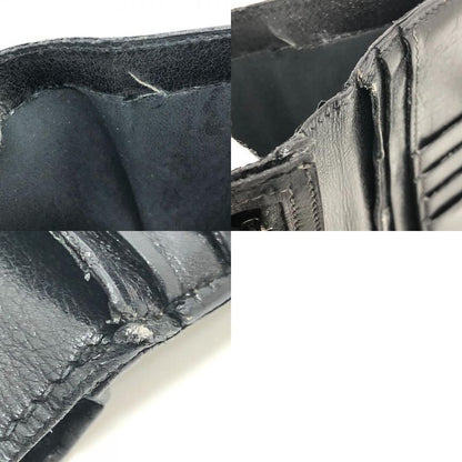 Hermes Bifold Wallet Bearn Compact Box Calf Black