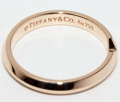 Tiffany & Co Ring 18K Pink Gold Nesting Narrow Band Ring