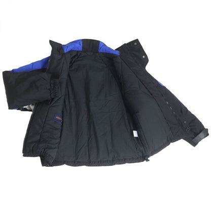 20SS Louis Vuitton 1a63fq Monogram Spray WZIP Padded Blouson Jacket Black×blue