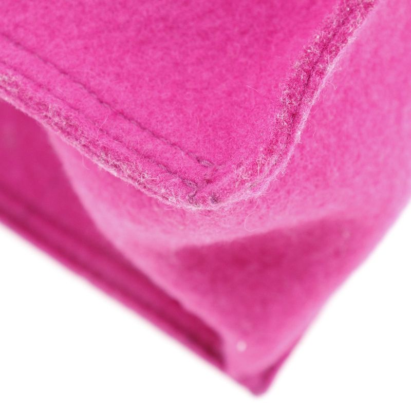 Saint Laurent Felt And Leather Pink Women's Tote Bag