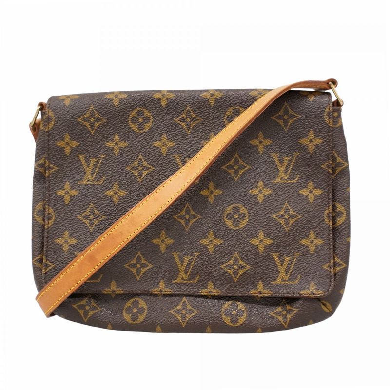 Louis Vuitton Shoulder Bag Monogram Musette Tango Short Strap M51257 Brown