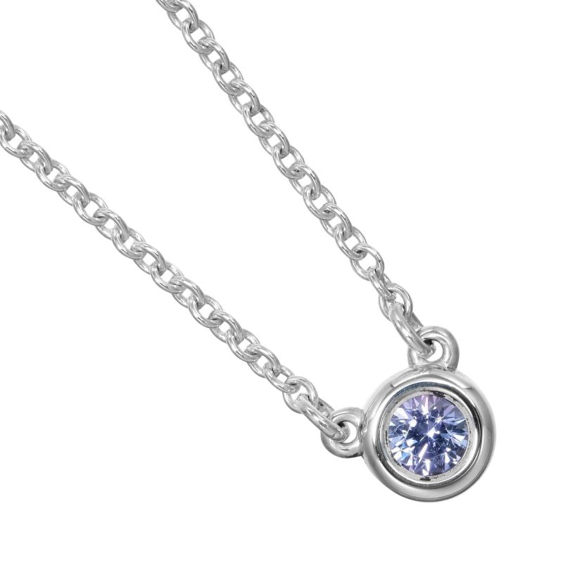 Tiffany & Co Colored By-the-yard Blue 925 Silver X Colored Stones Ladies 1.64g