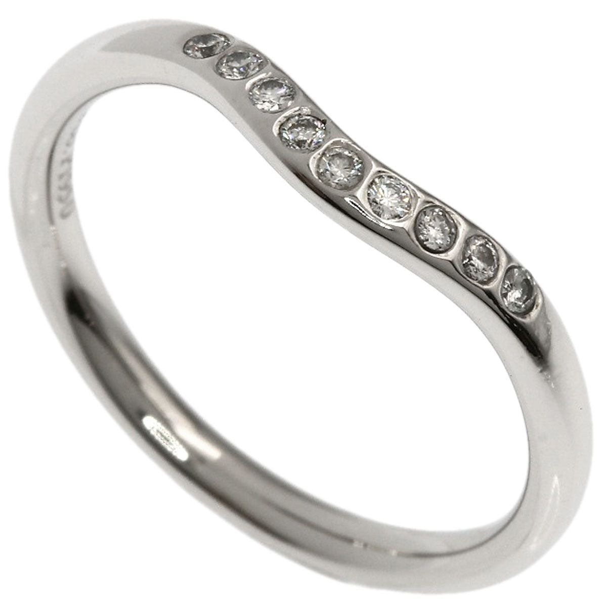 Tiffany & Co Curved Band Diamond Ring