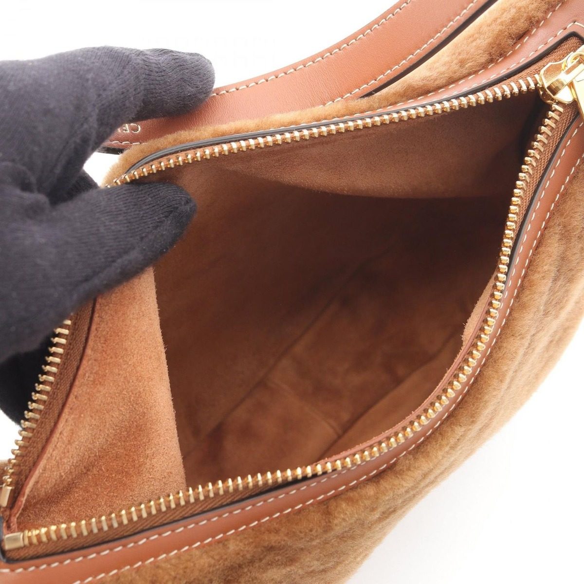 Celine Shoulder Bag Heloise Small Brown Leather — view 3