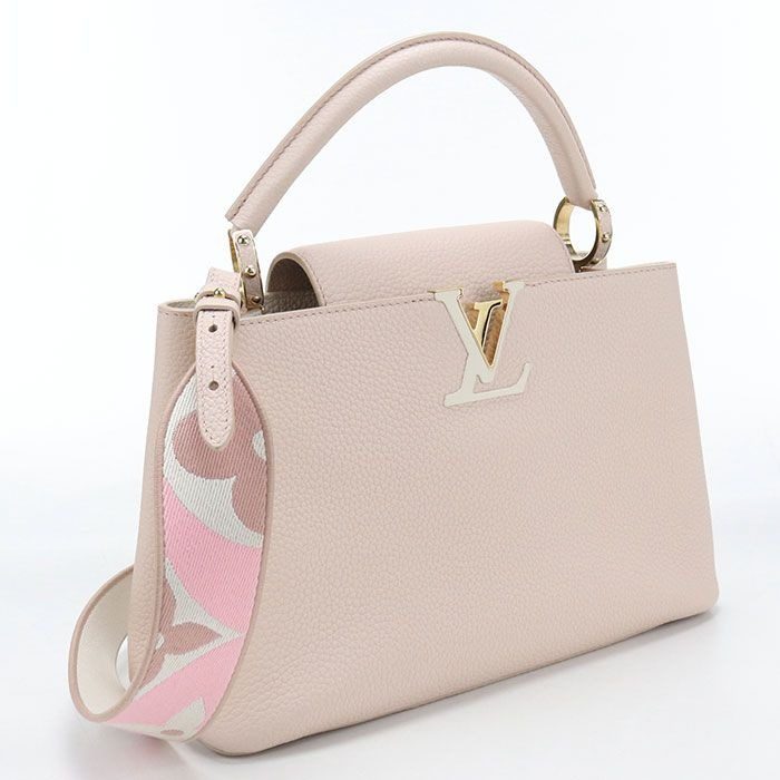 Louis Vuitton Capucines PM Taurillon Handbag Leather