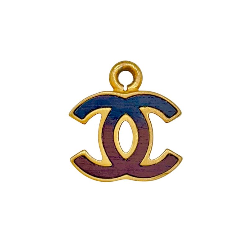 Chanel Pendant Top 01 A Coco Mark Gold Plated Gold