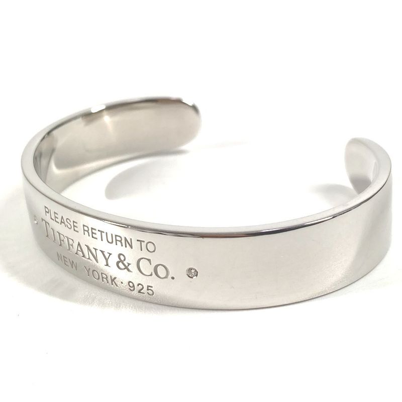 Tiffany & Co Bangle Return To Tiffany & Co Narrow Cuff Bangle Ag925 Silver