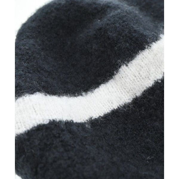 Chanel Knit Cap Beanie Black White — view 5
