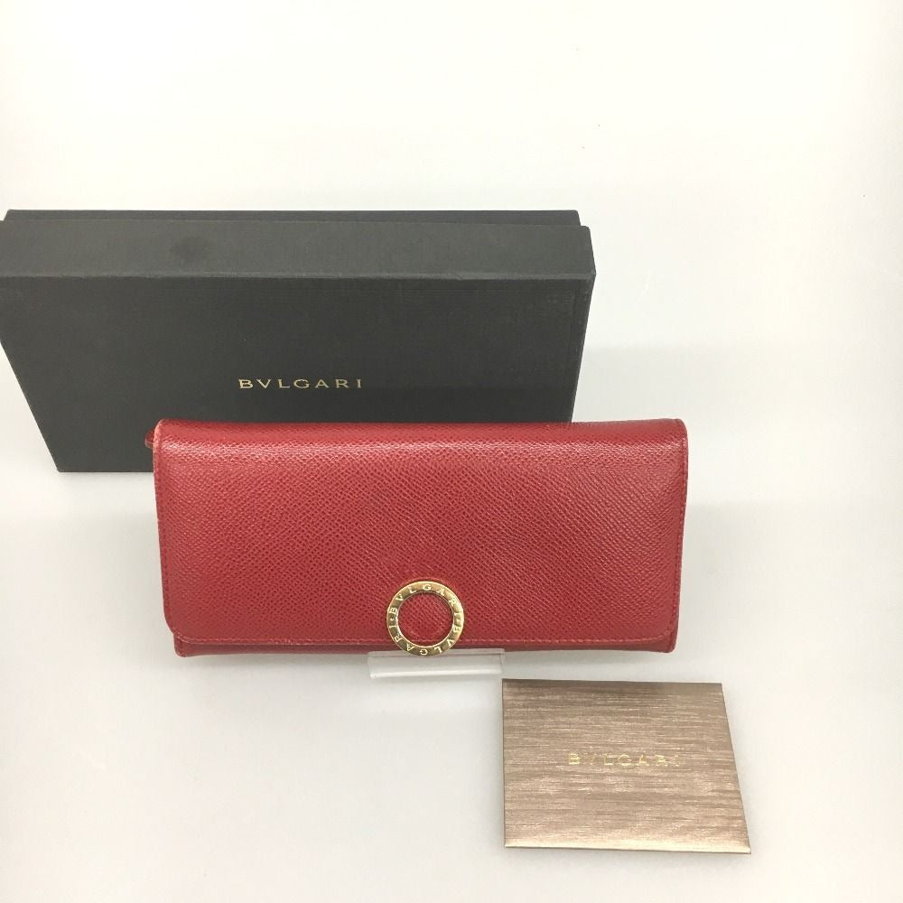Bvlgari Long Wallet Red