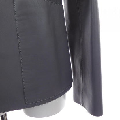 Hermes Leather Jacket Gray 36 — view 7