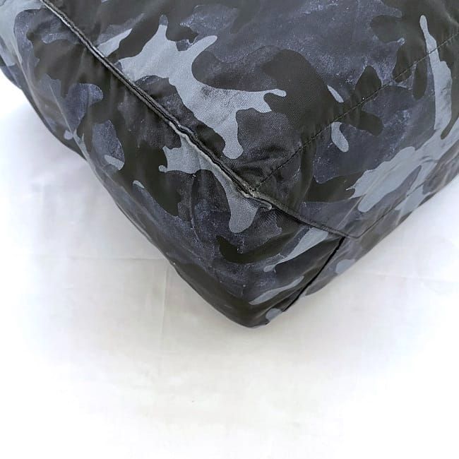 Prada Tote Bag Navy Black Tessuto Camouflage
