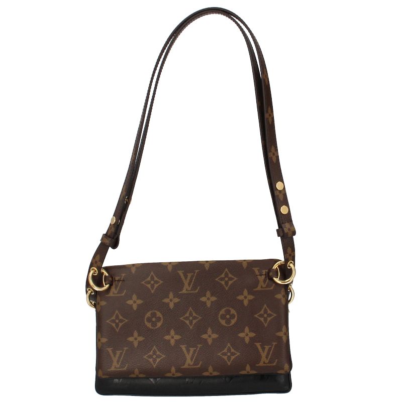 Louis Vuitton Pochette Lv3 M45412 Monogram Women's Shoulder Bag Brown Excellent