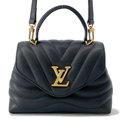 Louis Vuitton Handbag Calf Leather Holdomi 2-Way Noir Black