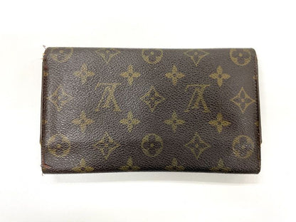 Louis Vuitton Monogram Porte Trésor International Long Wallet M61215 Brown Made