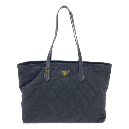 Prada - Nylon Quilted Tote Bag - Black - Women