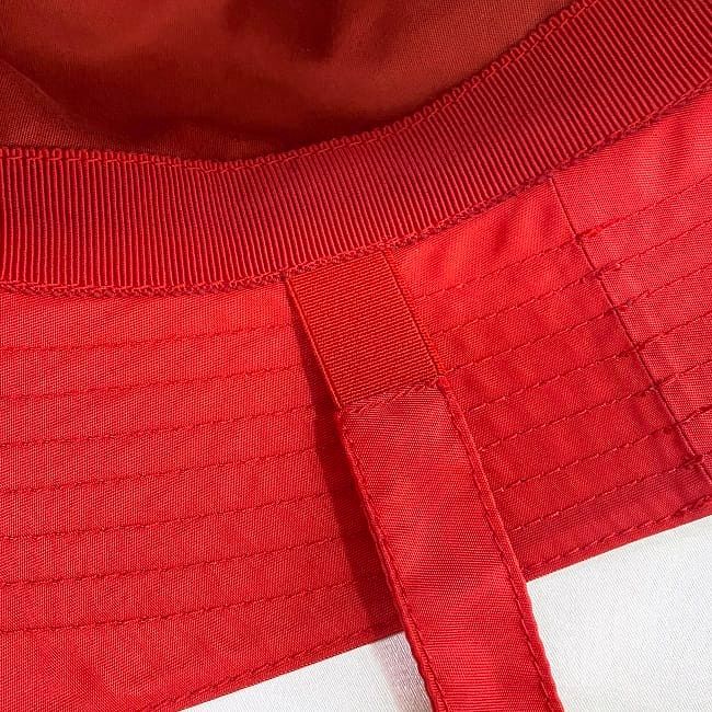 Prada Hat Red 2hc280 Excellent Condition Cleaned