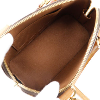 Louis Vuitton Alma BB 2WAY Shoulder M53152 Monogram Canvas Brown Sn3199 Ladies