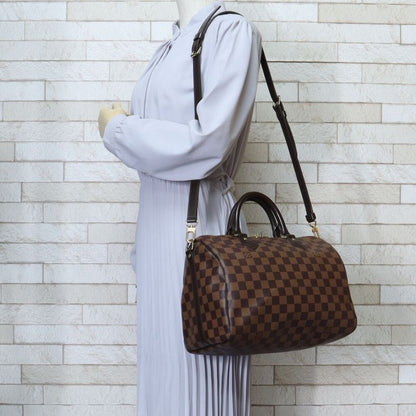 Louis Vuitton Speedy 30bandouliere Damier Shoulder Bag Damier Canvas N41367 IC
