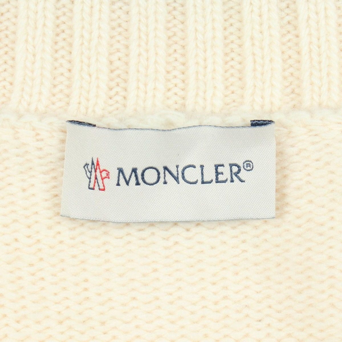 Moncler Down Jacket Knit Switch Nylon Wool — view 3
