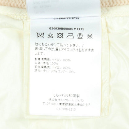 Moncler Down Jacket Knit Switch Nylon Wool — view 4