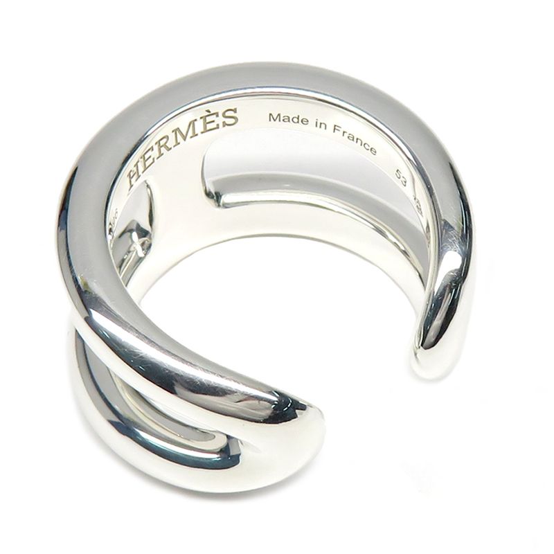 Hermes Ring Osmozu PM #53 No 13 Ag925 Hshape Silver - 2022 Ring