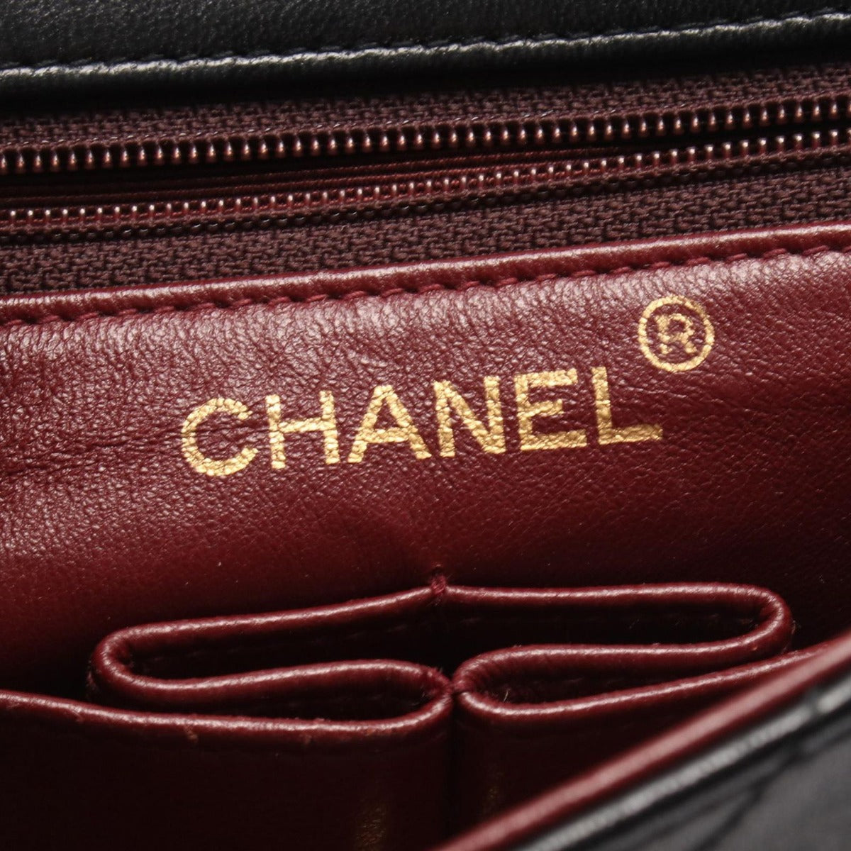 Chanel Shoulder Bag Mini Quilted 20 Black Lambskin Mini Chain — view 4