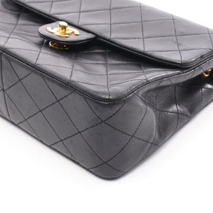 Chanel Shoulder Bag Mini Quilted 20 Black Lambskin Mini Chain — view 9