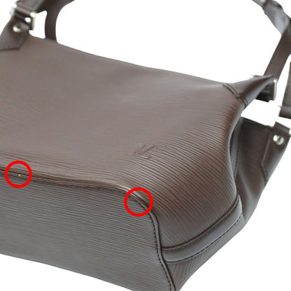 Louis Vuitton M5893d Epi Mocca Mandara PM Tote Bag Louis Vuitton Brown