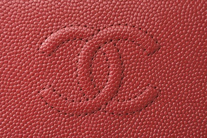 Unused Chanel Mini Wallet Trifold Wallet Caviar Skin Dahl Cles D