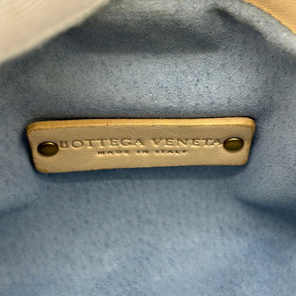 Bottega Veneta Intrecciato Chain Shoulder Bag Beige Leather — view 14