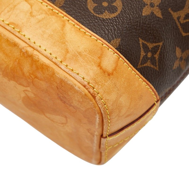 Louis Vuitton Monogram Lockit M40102 Brown PVC Leather Women's Louis Vuitton