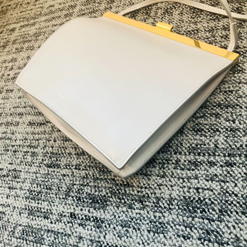 Celine Clasb Shoulder Bag Phoebe Period Gray : A2113